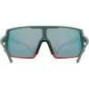 Multi-sport glasses UVEX sportstyle 235 — Unisex, semi-rimless frame, green/red