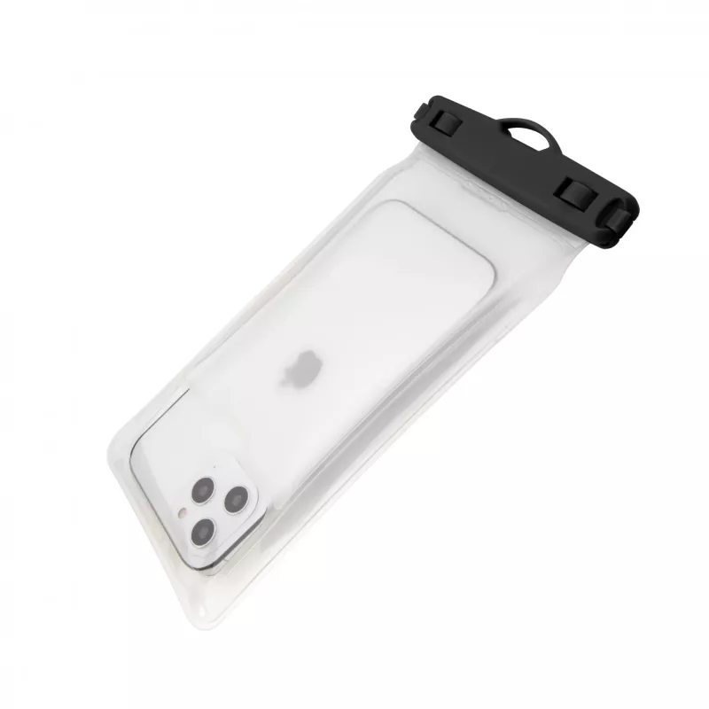 Protective waterproof universal mobile phone case FIXED Fixed Float — Black, universal fit, waterproof sleeve