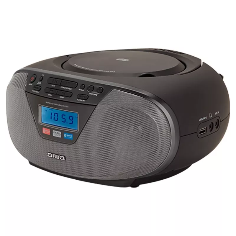 Audio Micro System Aiwa BBTU-400BK, CD/MP3/FM-PLL/BT Player (Black)