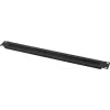 Cable management strip helos 328897 1U black 48.3 cm