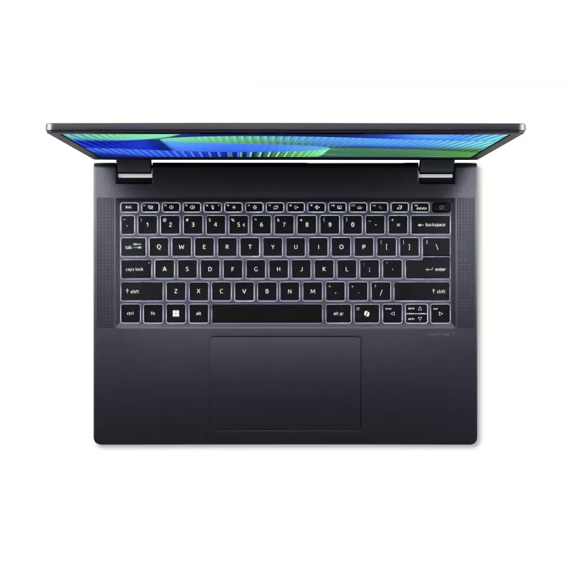 Acer | TravelMate TMP414-53-G2-TCO-585Q | Slate blue | 14 inch | WUXGA | 1920 x 1200 pixels | Intel Core 5 | 120U | 16 GB | DDR5 | Solid-state drive capacity 256 GB | Intel Iris Xe