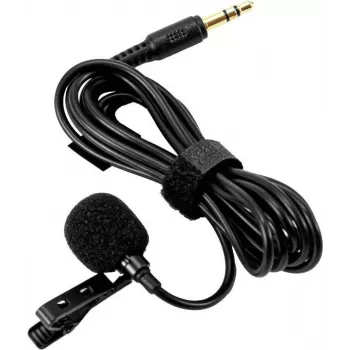 Lavalier microphone Omnitronic FAS 13063455 for bodypack transmitter, clip-on, omnidirectional