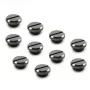 XSPC G1/4 inch V2 Threaded Stop Plug, 10-pack — black chrome