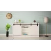 Chest of drawers 160x80x35 GRANERO white/gloss white