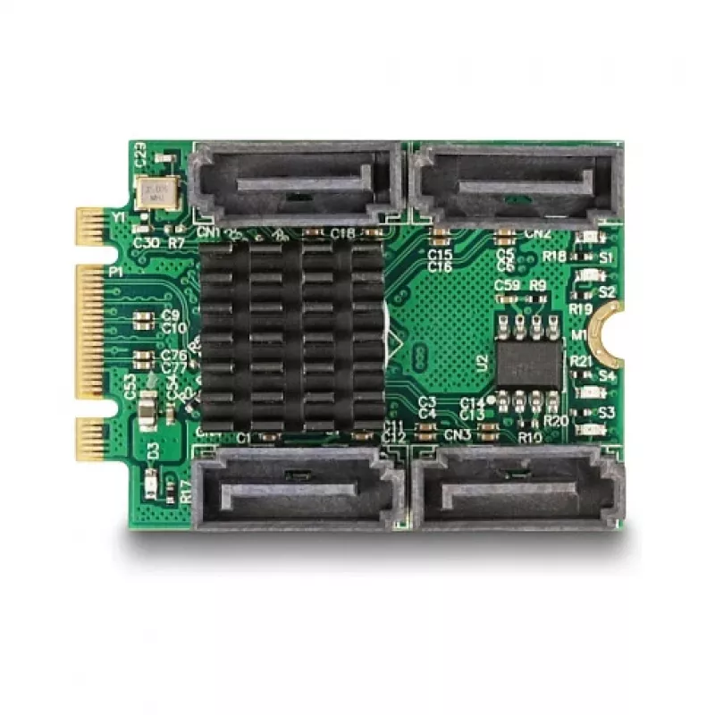 DeLOCK 61062 Internal SATA Adapter M.2 to SATA 6 Gbit/s RAID 0 1 10 JBOD