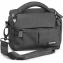 Pouch case Cullmann Malaga Vario 200 — grey polyester, 3 exterior pockets, shoulder strap, 0.212 kg