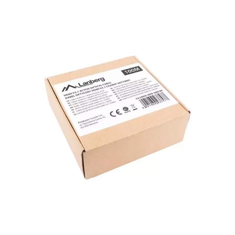 HDMI Cable Lanberg CA-HDMI-30FB-1000-BK 100m Black