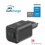 Portable travel charger SWISSTEN 22071410 65W dual USB-C fast charging