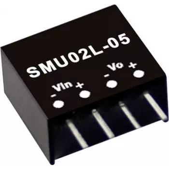Power adapter/inverter MEAN WELL SMU02M-12, Input 10.8–13.2 V, Output 12 V, Output power 2 W