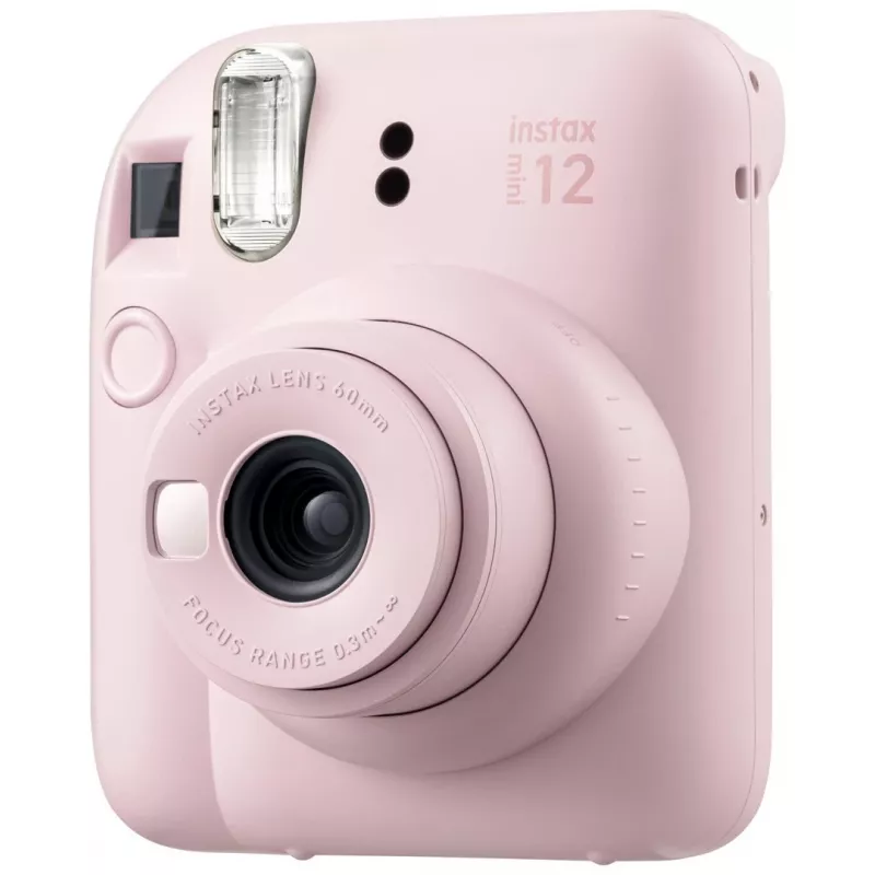 Instant print camera Fujifilm Instax Mini 12 Pink — picture 86×54 mm, film 62×46 mm, 60 mm focal length