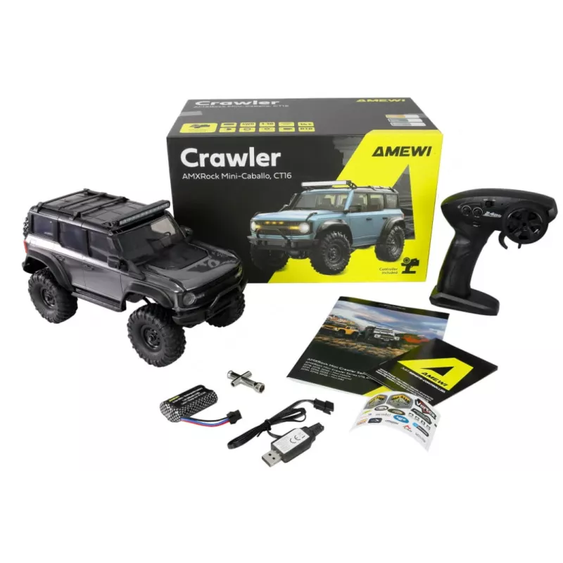 RC crawler Amewi Mini-Cabalo AMXRock 4WD 1:16 RTR model 22720