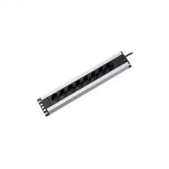 Power Extension Bachmann 300.007 2m 7 AC Outlets Indoor Black Grey