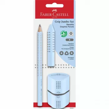 Graphite Pencil Faber-Castell 580084 B Triangular Blue