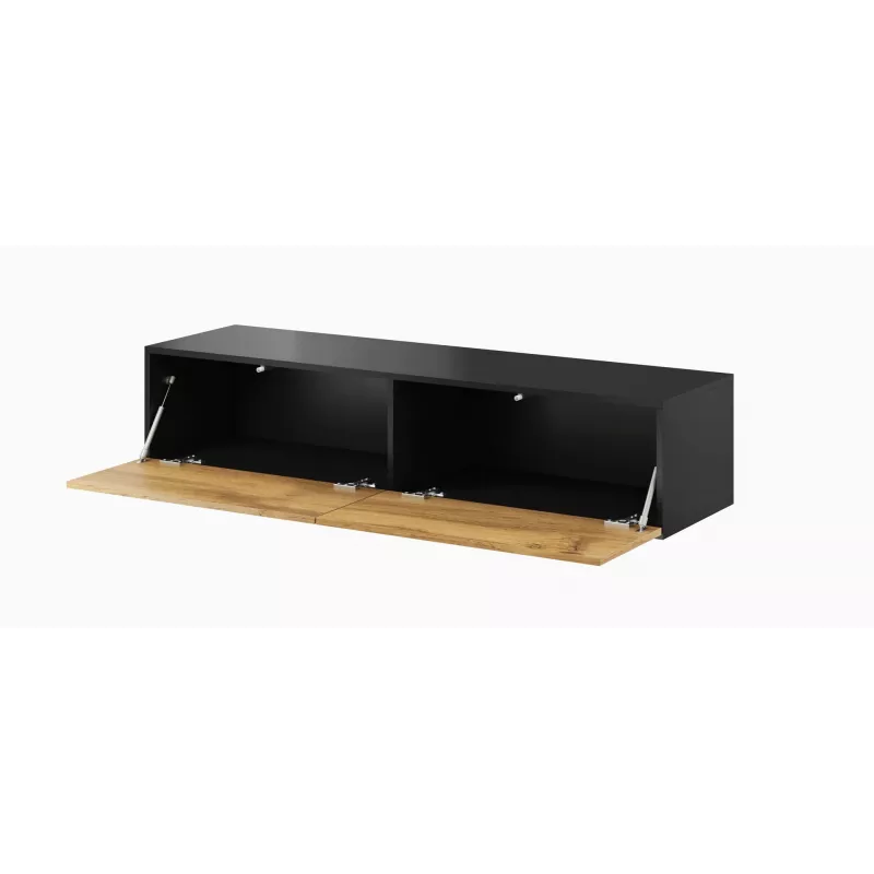 Cama living room cabinet set VIGO 22 black/wotan oak
