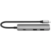 Satechi ST-P4SM interface hub USB Type-C 10000 Mbit/s Grey