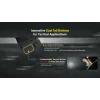 Tactical flashlight Nitecore EDC25 — dual-LED, 15 lm, aluminium body, USB-rechargeable, IP54, shockproof, black
