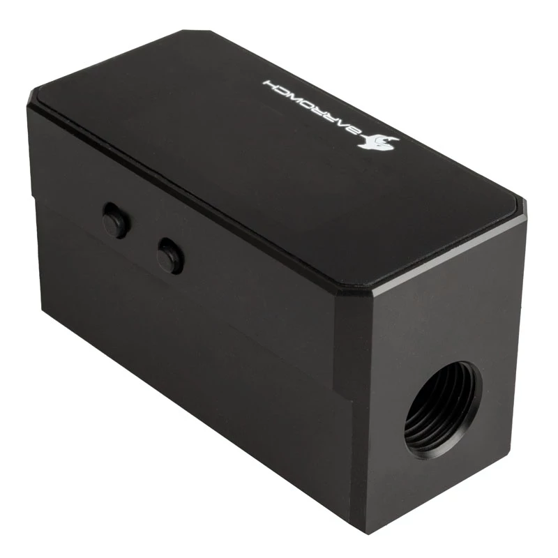 Flow Meter Barrow FBFT08 B — OLED display, black