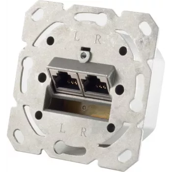 Network Socket ShiverPeaks 74280 Cat.6A 2‑Port