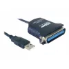 USB to Printer Cable DeLOCK 82001 1.8m Black