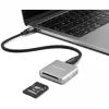 DeLOCK 91006 Card Reader Grey SD USB Type-C 10000 Mbit/s