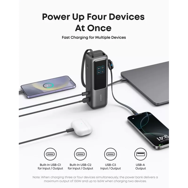 Portable Power Bank Anker A1695H11 25000 mAh