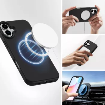 4smarts Silicone Case Cupertino for Apple iPhone 16 MagSafe-compatible