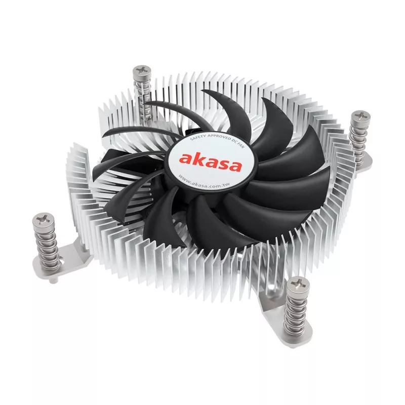 Hybrid cooler Akasa Intel LGA1700 7.5 cm Aluminium Black