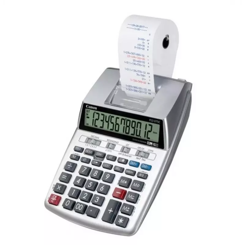 Canon P23-DTSC calculator Desktop Printing Silver