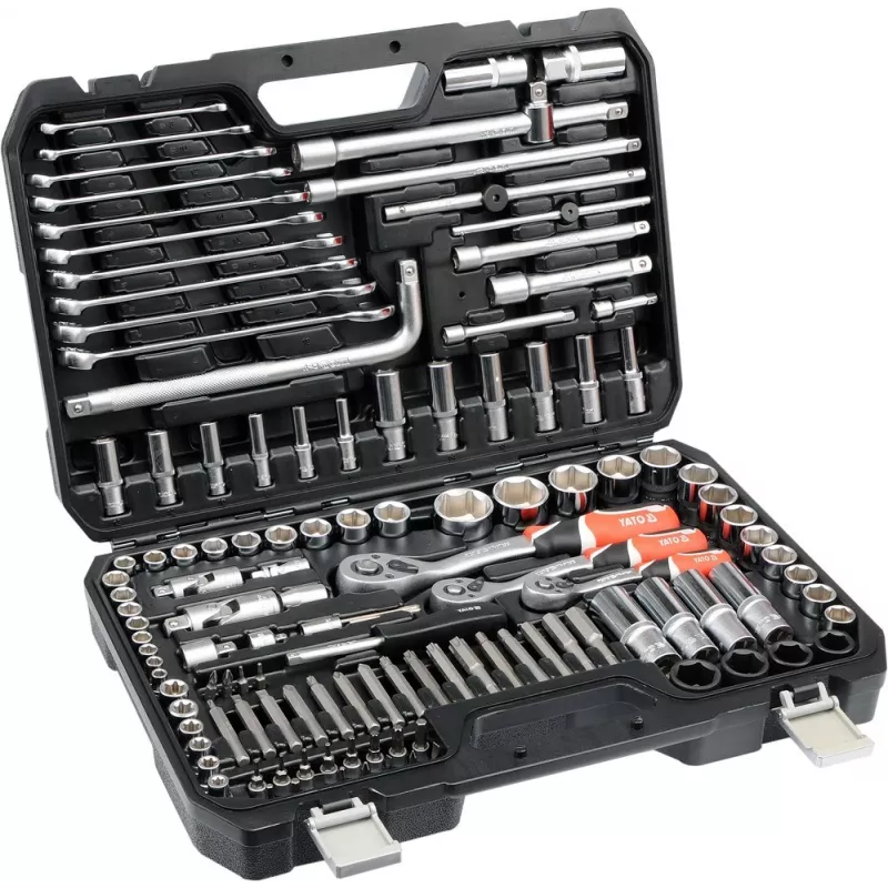 YATO WRENCH SET 1/4 , 3/8 , 1/2 128 pcs. 38872