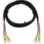 Audio Y-cable Omnitronic LUB-27 model 10453008 — Y-splitter cable for signal routing