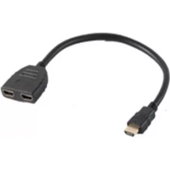 shiverpeaks 2x HDMI - HDMI A - HDMI - 2x HDMI - Male - Female - straight - straight (BS77415)