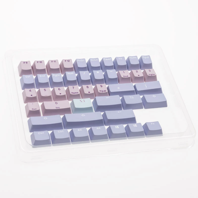 Keycap set Ducky Macaron PBT Doubleshot 133-key for mechanical keyboards, Ducky DCA132-USMACOEPD1