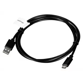 USB A to USB C cable LANBERG CA-USBO-20CU-0018-BK — USB 2.0, 1.8 m, Black