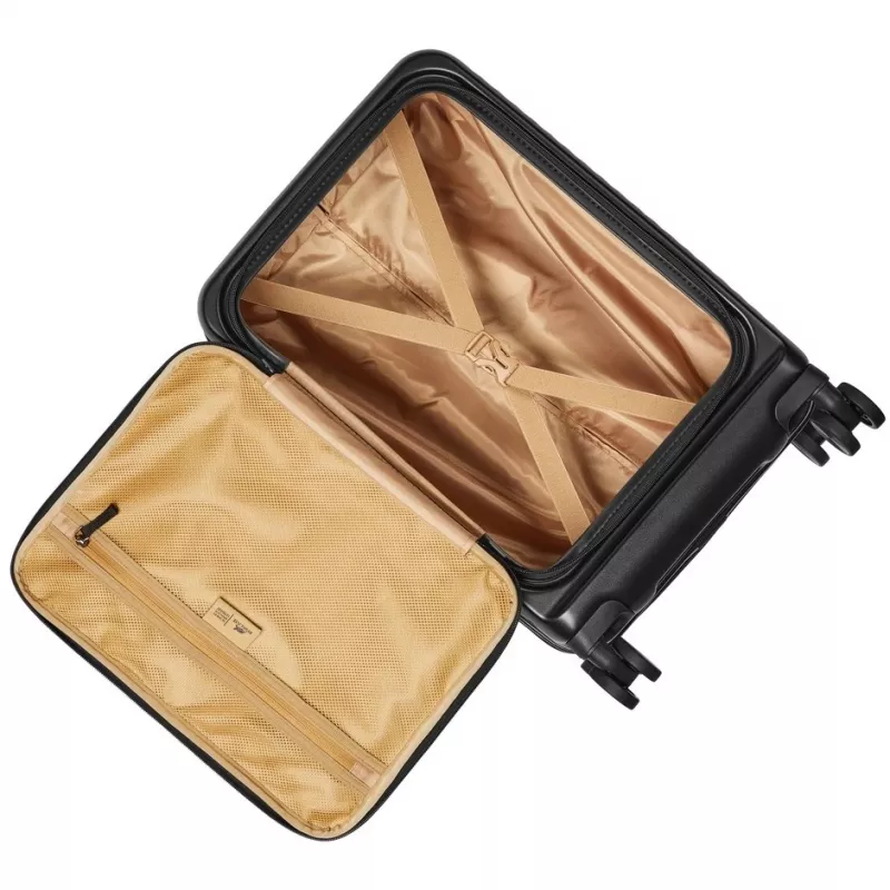 Cabin suitcase Rivacase 8180 Clark ECO – carry-on luggage, hard-shell, black