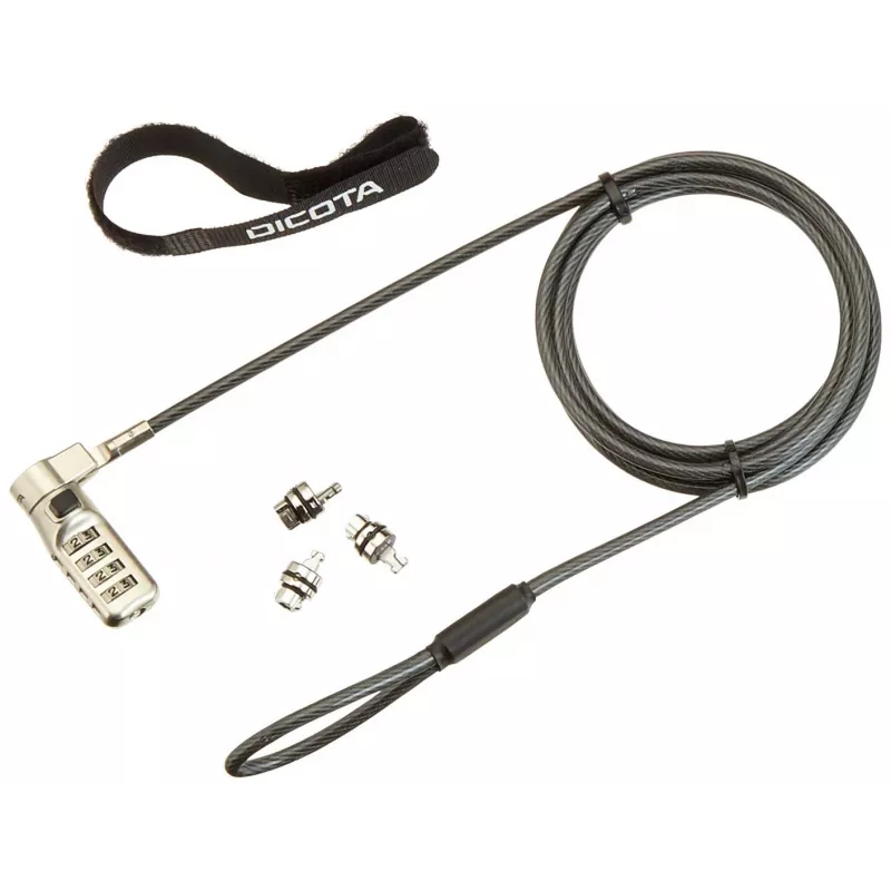DICOTA D31713 cable lock Black 2 m