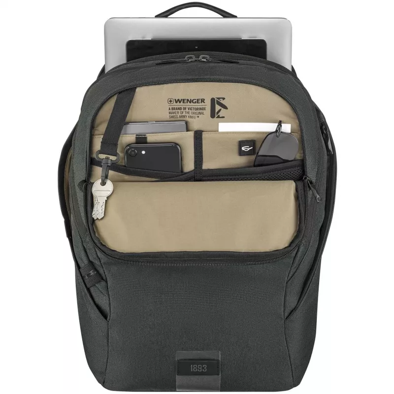 Casual backpack Wenger SwissGear MX Eco Light Grey Recycled plastic