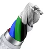 USB-C to Lightning cable Baseus Cafule 1 m, 20 W, zinc housing, white