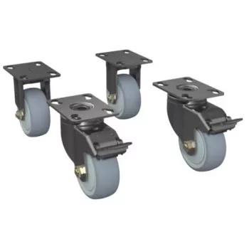 Rack caster wheels Zebra CS-RAC-WHEEL for 30–60 position server racks — set for rack mobility