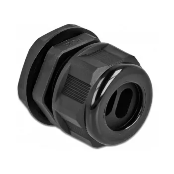 Cable Gland DeLOCK 60393 Black Plastic 2 pcs