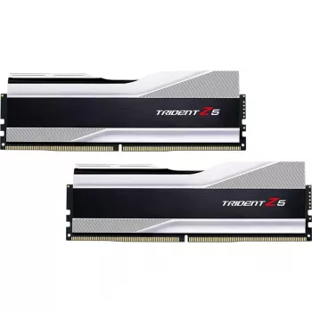 DIMM 64 GB DDR5-6000 (2x 32 GB) Dual-Kit, Memory Silver, F5-6000J3238G32GX2-TZ5S, Trident Z5, INTEL XMP