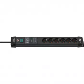 Power Extension Brennenstuhl 1951160401 3m 6 AC Outlets Indoor Black