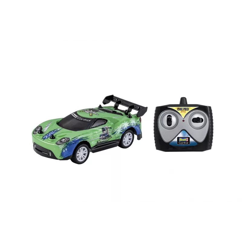 RC rally car REVELL One Piece Zoro — remote-controlled model, collector's themed design