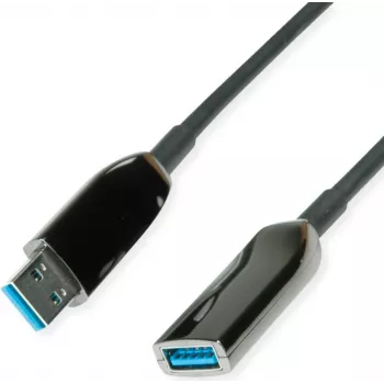 ROLINE USB Cable 12.04.1077 20m USB 3.2 Gen 1 Black