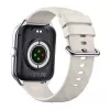 Smartwatch Zeblaze GTS 4 — 1.94 inch (4.93 cm) AMOLED 466×466 px, Touchscreen, Wi‑Fi, Metal Case, Silicone Band (White)