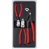 Knipex pliers set power pack includes 3 polished plastic thermoformed parts