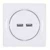 Fibaro Walli N socket-outlet 2x USB White