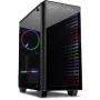 Chassis INTER-TECH X-608 INFINITY MICRO, microATX, RGB, Front and Side Tempered Glass, w/o PSU