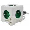 Allocacoc PowerCube Extended Type E power extension 1.5 m 5 AC outlet(s) Indoor Green