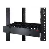 APC NetShelter Cable Management, Horizontal Cable Manager, 1U, Single Side with Cover, Black, 482.6 x 44.45 x 165.1 mm