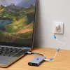 USB-C 11-in-1 adapter Hawk HW-HUB1101 — multiport hub with 11 ports